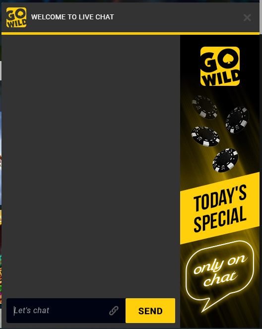 Go wild casino live chat cams