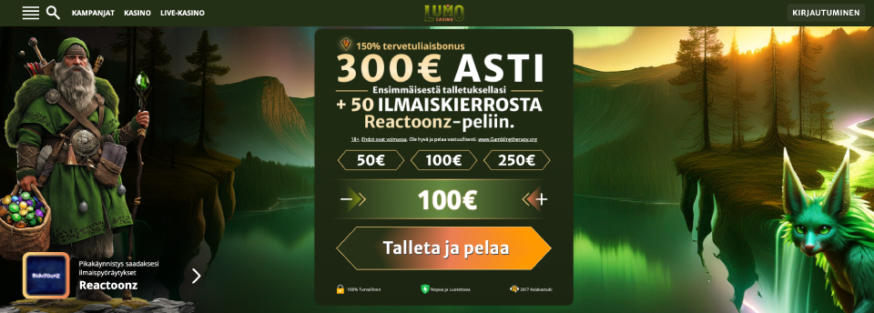 lumo casino etusivu kokemuksia