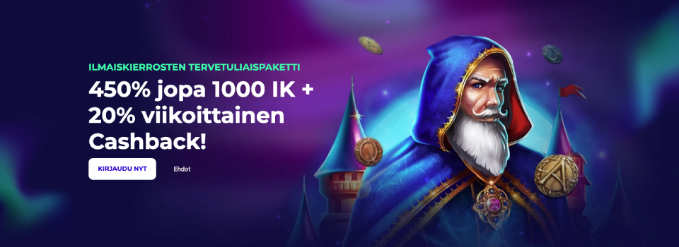 taikaspins casino kasinobonukset